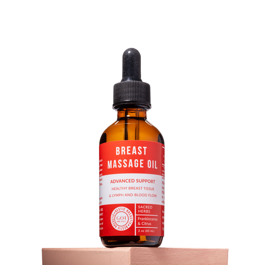 BREAST MASSAGE OILS - HERBAL LYMPH MOVING REMEDY