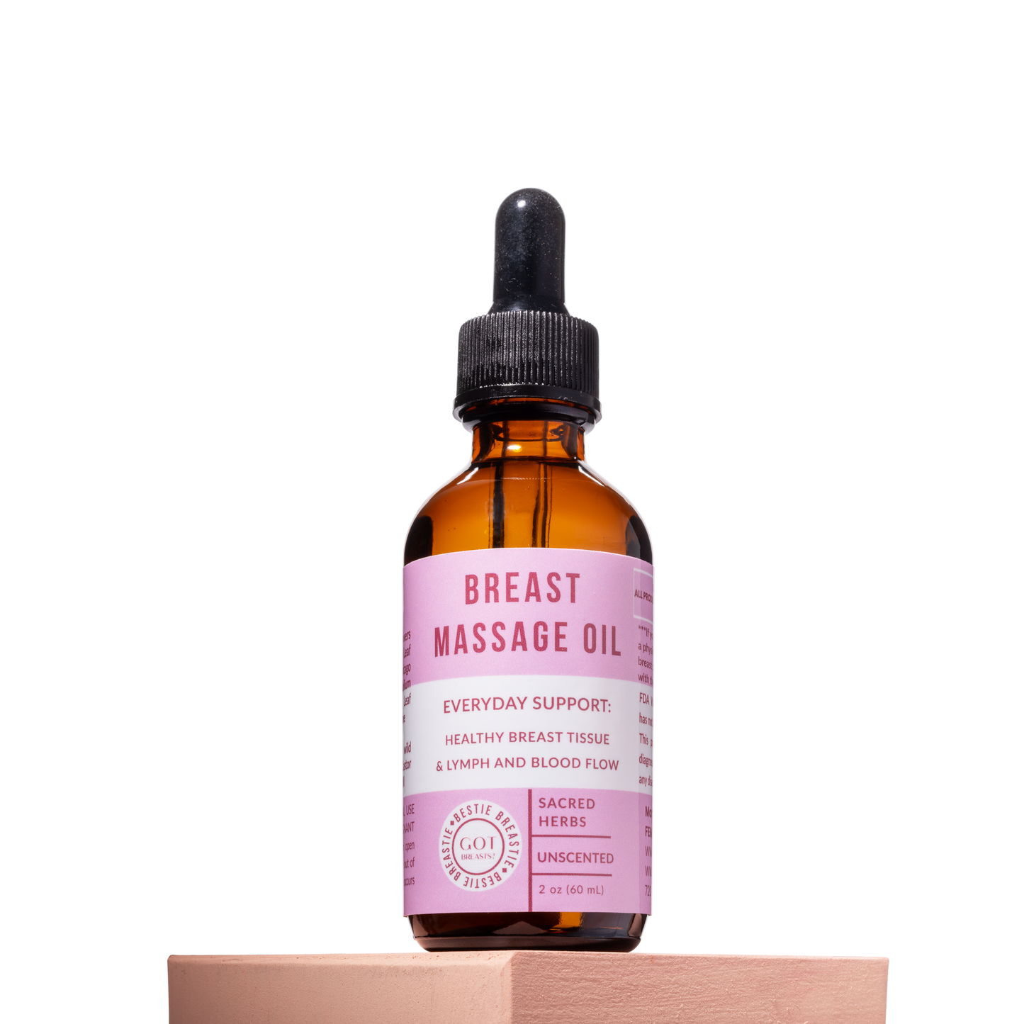 BREAST MASSAGE OILS - HERBAL LYMPH MOVING REMEDY